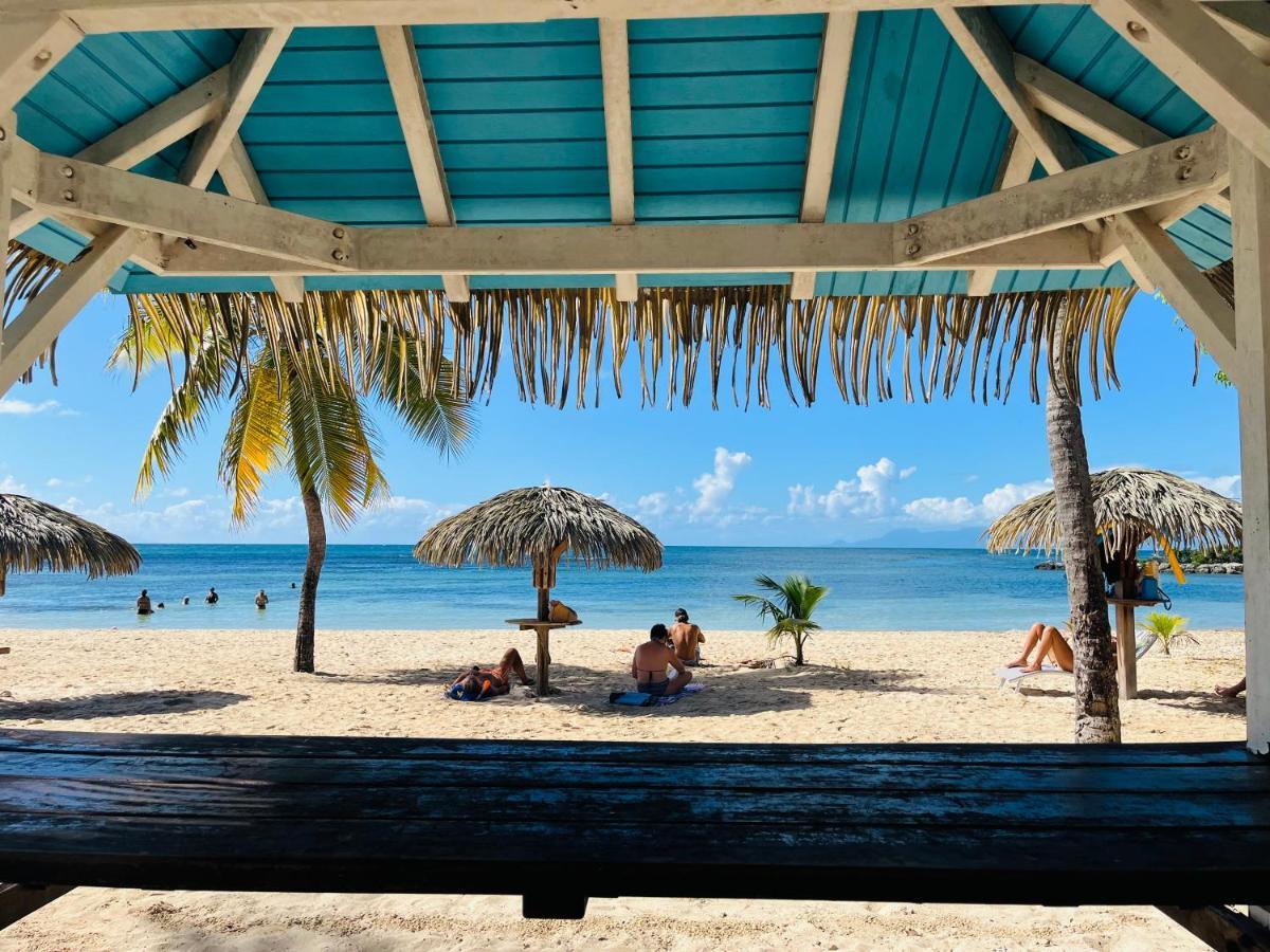 Brin D'Ile Anse Des Rochers Vue Mer A 50 M De La Plage Et Piscine Сен-Франсуа Екстер'єр фото